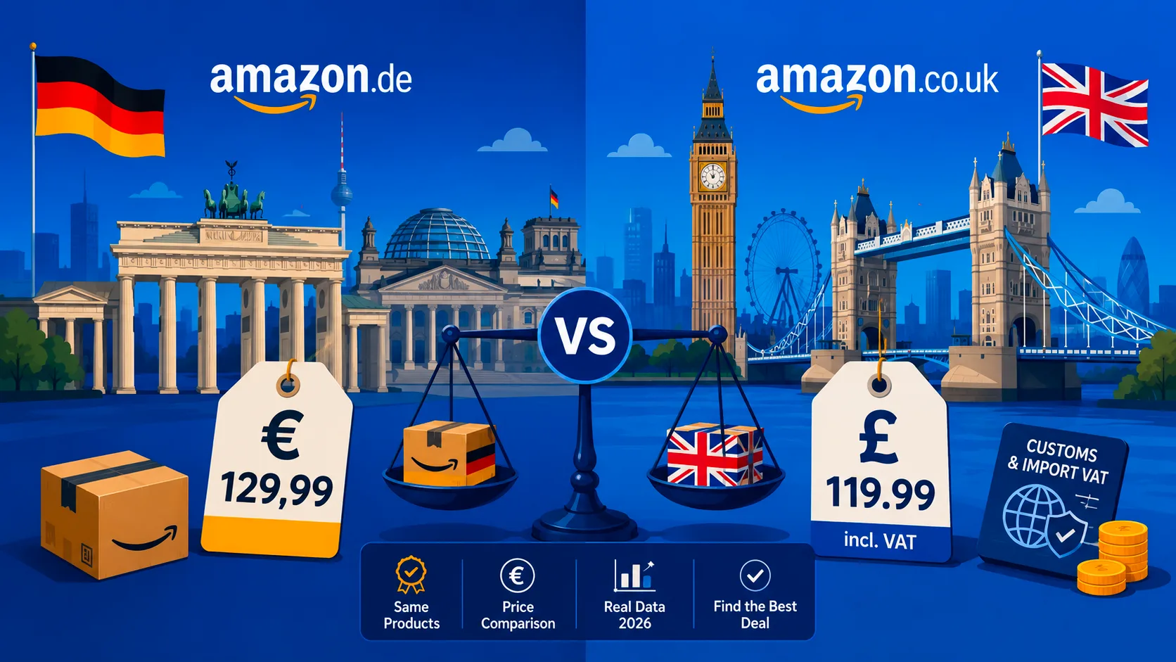 Amazon Germany vs Amazon UK: Which Is Cheaper? (2026 Data)