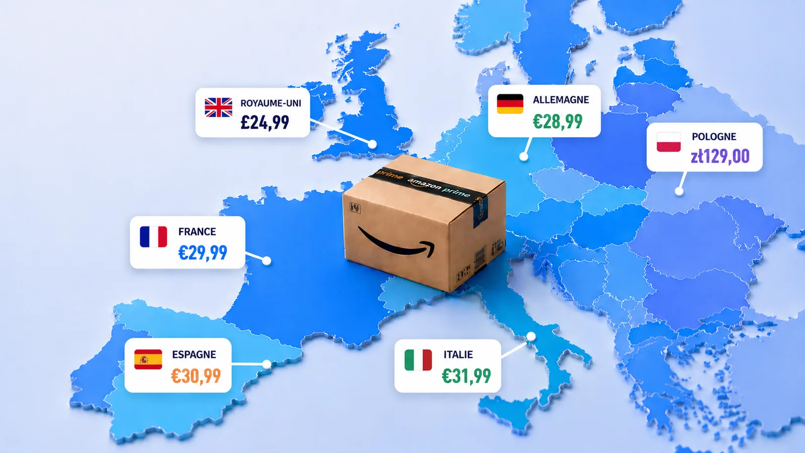 Why do Amazon prices vary by country in Europe?
