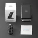 INIU fast Wireless Charger, Qi Certified Wireless Charging Stand with QC3.0 Adapter USB Charger - 6
