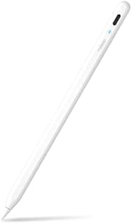 Metapen Pencil A8 for iPad 2018-2026, (2X Faster Charge), Pixel Precision, Tilt Sensitivity Stylus Pen Compatible Apple iPad 11 A16/10/9/8/7/6th Gen, Pro 12.9/11/13 Inch M4, Air 3/4/5/M2/M3, White