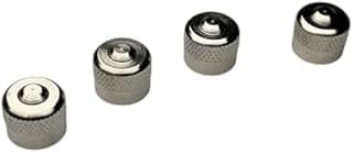 BMW 36121120779 Lot de 4 Capuchons de Valve en métal pour Roue de Voiture