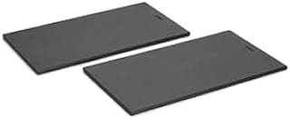 Woll Cut & Serve Lot de 2 Planches à découper pour Petit-déjeuner 27 x 15 cm, 7 mm de Haut, en Papier Composite certifié FSC, sans BPA et sans COV, résistant à la Chaleur jusqu'à 175 °C, Passe au - 1