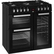 Beko PS235315DB Gas Freestanding Piano Heater with 4 Heating Elements and Grill Drawer - 1