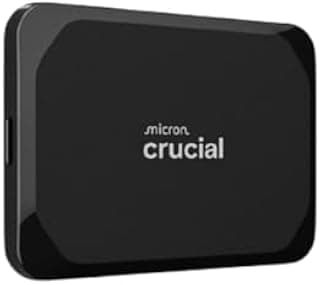 Crucial X9 2TB Portable External SSD - Up to 1050MB/s, Ex…