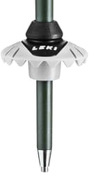 LEKI Detect S Ski Poles 120 cm Olive Green/Dark Olive/Neon Yellow - 6