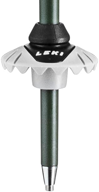 LEKI Detect S Ski Poles 120 cm Olive Green/Dark Olive/Neon Yellow - 6