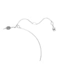 Swarovski Swan Pendant Necklace, Black and Clear Mixed-Cut Crystals in a Rhodium & Ruthenium-Finished Setting, Part of the Swan Collection - 2