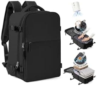 SZLX Vacuum Backpack Carry-on Luggage Women, Airbag Backp…