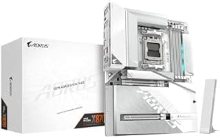 GIGABYTE X870 AORUS STEALTH ICE Motherboard - Supports AM…