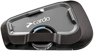 Cardo FREECOM 4X Motocyclette 2 Voies Bluetooth Communication System Casque - Noir, 2 Unités - 1