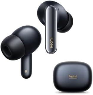 XIAOMI Redmi Buds 6 Pro – Wireless Bluetooth Headphone in-ear, Triple Drivers, Dimensional Audio,55dB ANC, 4KHz Wide Frequency, Hi-Res Sound, LDAC, Up to 9.5h+36h Battery Life, IP54, Space Black