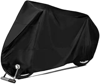 Housse de Protection pour Moto, Bicyclette et Scooter - Couverture Imperméable Extérieur en Tissu Oxford - Contre la Pluie et Les Rayons UV - 245 X 105 X 125CM - 1