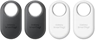 Samsung Galaxy SmartTag2 Bluetooth Tracker (4 Pack), Comp…