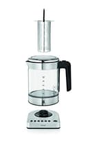 WMF KITCHENminis Bouilloire théière électrique en verre, 1 L, 1900 W, 5 niveaux de température, Maintien au chaud, Sans Fil, Qualité Schott Duran, Filtre thé intégré, Design Inox & Compact 0413180012 - 3