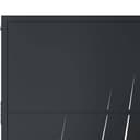 vidaXL Garden Gate/Fence - 105x205 cm Anthracite Steel - Laser Cut Design - Outdoor/Patio - 4