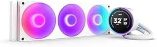 NZXT Kraken Elite 360 RGB - AIO CPU Liquid Cooler - 360mm Radiator - F360 RGB Core Fan - Customizable 2.72" IPS LCD Turbine Pump - Intel® LGA 1700, 1200/115X, 1851 - AMD® AM5, AM4 - White - 1