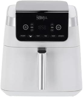 Ninja Air Fryer MAX PRO, 6.2L, sans huile, grand tiroir, rôtir, cuire, frire, familial, numérique, panier et plaque de cuisson compatibles lave-vaisselle, Blanc AF180EUWH - 1