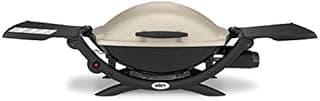 Weber Q2000 Titanium Gas Barbecue with Side Table