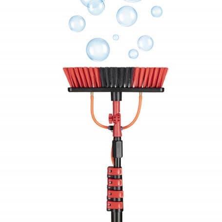 Shine XXL Washing Brush with Telescopic Handle 7 Metres – Telescopic Handle Cleaning Glass 7 Metres – Extendable Handle with Water Brush Solar Panels - 6