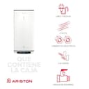 Ariston Velis Pro Wifi Electric Water Heater Low Power Consumption Multiple Positions 100L Flat with Wi-Fi and ECO EVO Function, 127.2 x 27.5 x 51.1 cm, for Installation in Spain - 6