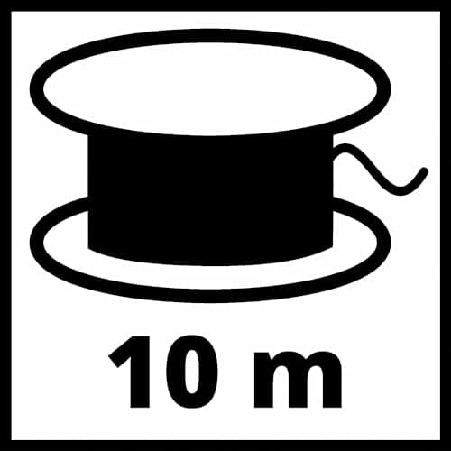 Einhell Coupe-Bordures électrique GC-ET 4530 Set (450 W, Longueur du Fil 10 m, Etrier de Protection, Livré avec 3 Bobine de Fil) - 12