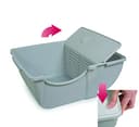 Omega Paw Premium Roll 'n Clean Litter Box Large,Cat, Peral Blue (PR-RA20-1) - 7