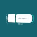 Philips SNOW USB flash drive 8 GB – USB 3.0 8GB – up to 80 MB/s read - 7