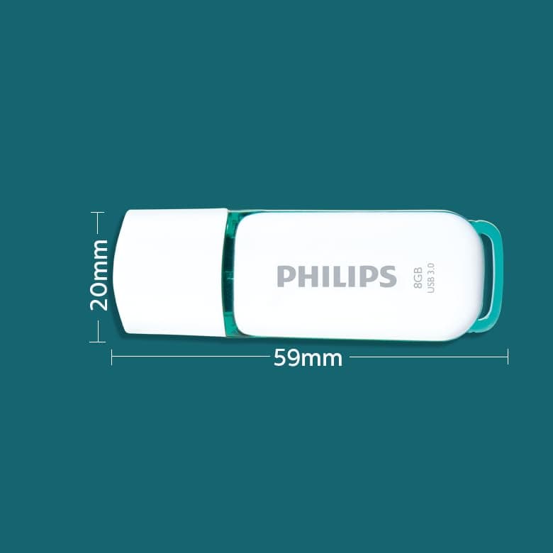 Philips SNOW USB flash drive 8 GB – USB 3.0 8GB – up to 80 MB/s read - 7