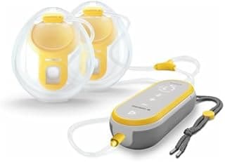 Medela Freestyle Hands-Free Breast Pump, Portable and Discreet Electric Dual Breast Pump with App Connectivity, Yellow - 1