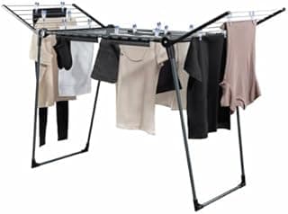 Leifheit Séchoir à linge Pegasus 180 Solid Black, séchoir…