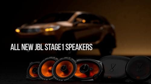 JBL Stage1 62CF GEN2 6.5" (165 mm) Component Car Speakers delivering 80W RMS and 640W Peak Power, 4 Ohm Impedance, Plus One™ Woofer Cone and Edge-Driven Silk Dome Tweeters for Clear JBL Sound - 15