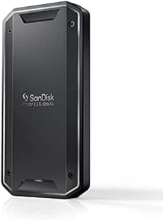 SanDisk Professional 2TB PRO-G40 SSD external Drive, Portable SSD, up to 2700 MB/s, Solid State Drive, Thunderbolt 3 (40Gbps), USB-C (10Gbps), Ultra-rugged IP68 rating for dust and water resistance - 1