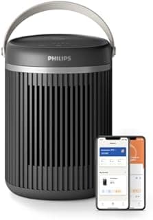 Philips Radiateur soufflant connecté économe en énergie série 3000-2000W, jusqu'à 50% d'économies d'énergie avec EcoAI, silencieux, 5 fonctions de sécurité, oscillation à 45°, gris foncé (CX3120/01) - 1
