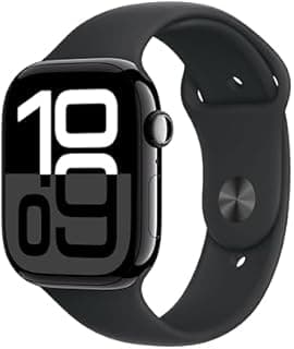 Apple Watch Series 10 (46mm GPS) Smart Watch with Jet Bla…