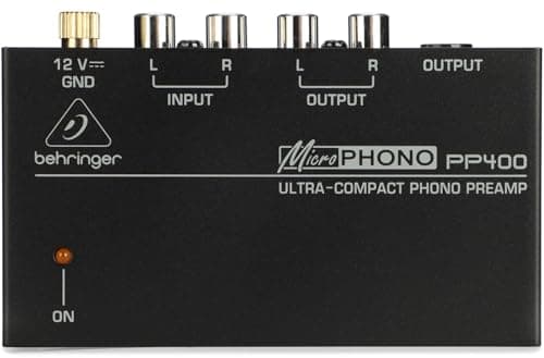 Behringer MICROPHONO PP400 Phono Preamp, Multi, 1 Paquet / S, RCA - 5