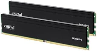 Crucial Pro DDR4 RAM 32GB Kit (2x16GB) 3200MHz, Intel XMP…
