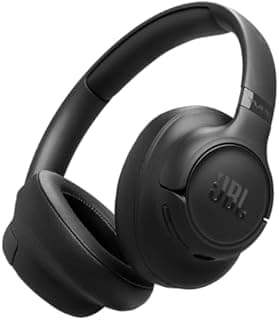 JBL Tune 730 BT Wireless Over-Ear Headphones with JBL Pure Bass Sound, Bluetooth 6.0, Foldable Design, Audio Cable, 76-Hour Battery Life and Google Fast Pair/Microsoft Swift Pair, Black - 1