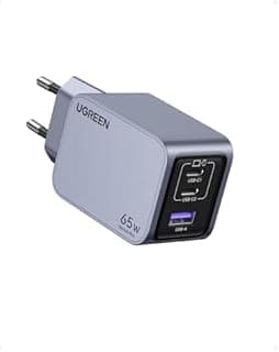 UGREEN Nexode Pro 65W Chargeur Rapide USB C 3 Ports GaNInfinity Compatible avec iPhone 17 Pro Max Air 16 15 14 13 12 Galaxy PPS 45W S26 S25 S24 S23 Pixel 10 9 8 7 iPad MacBook Neo Air M5 M4 M3 M2 M1