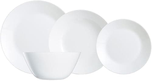 Arcopal Zelie – Crockery Set, 19 Pieces, White, 28x22x26 cm