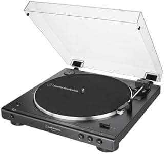 Audio-Technica LP60XBTWH Platine Vinyle Sans Fil à Entraî…
