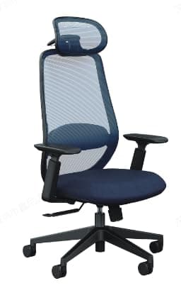 ProtoArc EC200 Ergonomic Office Chair - High Back Computer Desk Chair with 2-Way Adjustable Lumbar Support, Seat Depth & 3D Headrest, Mesh Swivel Desk Chair for Home & Office, Black - 1