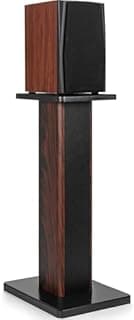 OUUTMEE 60 cm (24 inch) Wooden Speaker Stand, Robust HiFi Speaker Stands for Home Cinema, Universal Standing Speaker Bracket for Bookshelves with Sand Fillable Design (Set of 1) - 1