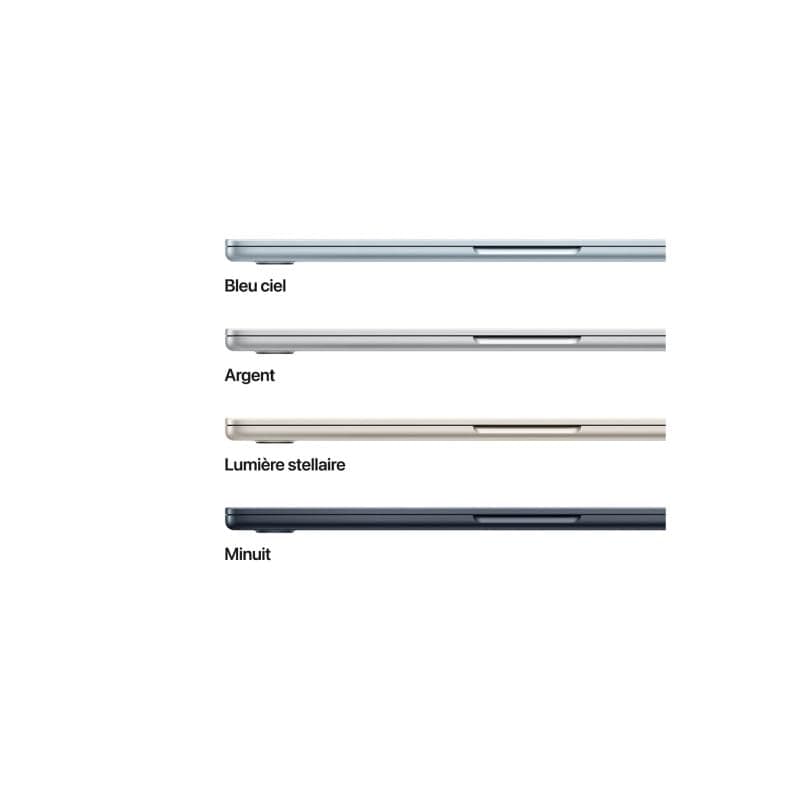 Apple MacBook Air 13 inch Laptop with M4 chip: Designed for Apple Intelligence, 13.6-inch Liquid Retina Display, 16GB Unified Memory, 512GB SSD Storage; Silver; FR - 3