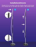 Govee H6076 LED Floor Lamp, WiFi RGBIC Floor Lamp, Works with Alexa and Google Assistant, App Control, 16 Million Colours, 58 Scene Modes, Music Modes, DIY Mode - 9