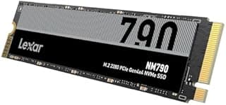 Lexar NM790 SSD 8TB, M.2 2280 PCIe Gen4x4 NVMe 1.4 Internal SSD, Up to 7,400MB/s Read, Up to 6,500MB/s Write, Internal Solid State Drive for PS5, PC, Laptop, Gamers, Professionals