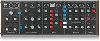 Behringer MODEL D Analog Synthesizer Module, 3 VCOs, Ladd…