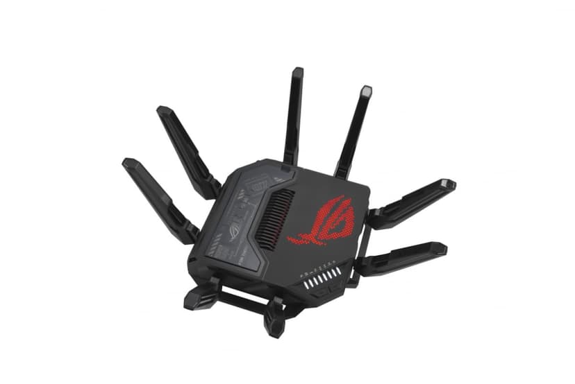 ASUS ROG Rapture GT-BE98 Quad-band WiFi 7 AiMesh Extendable Gaming Router, 25Gbps, 320MHz, 4K-QAM, Dual 10G Ports, Quad 2.5G Ports, Subscription-free Network Security, VPNs, 4G LTE/5G Mobile Tethering - 4