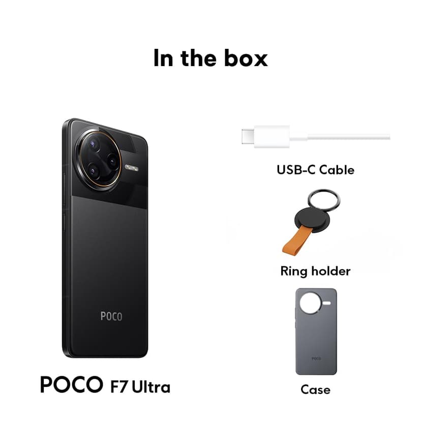 POCO F7 Ultra Smartphone, 12+256, Yellow, 5300mAh Battery, 120W HyperCharge, Xiaomi HyperAI - 5