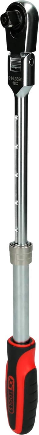 KS Tools SlimPower 914.3820 Telescopic Joint Reversible Ratchet 3/8 Inch 72 Teeth - 3