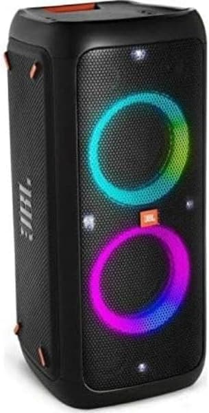 JBL PartyBox 310 Enceinte Bluetooth sans fil avec éclairage dynamique intégré, mode karaoké, basses puissantes et prise en charge de l'application JBL Noir - 1